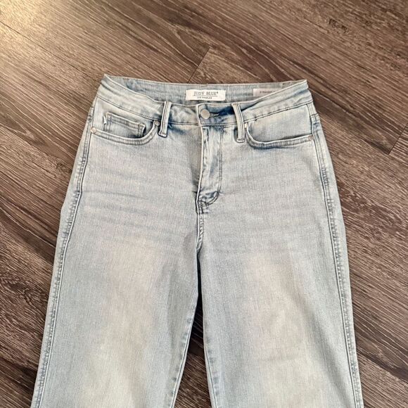 Judy Blue High Rise Tummy Control Vintage Wash Straight Jeans - Picture 3 of 8